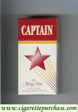 Captain 10 king cigarettes filter